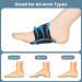 EDNYZAKRN Arch Relief Plus Compression Arch Support Sleeves - 2 Pairs for Flat Feet & Plantar Fasciitis - Foot Care Band for Men and Women - Buy Online on GoSupps.com