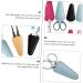  FRCOLOR FRCOLOR Set of 6 Eyebrow Grooming Scissors PU Leather Cases Delicate Cases - Buy Online on GoSupps.com