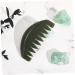 Magiclulu 2 Pool Sace Jade Krame Head Massager - Wooden Wide Tooth Gua Sha Hair Stimulator for Ladies | Natural Jade Scratch Board - Buy Online on GoSupps.com