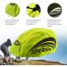 Landjoy Waterproof Bicycle Helmet Cover - Rain Protection with Reflectors Wind-Repellent & Breathable - 2 Green - Buy Online on GoSupps.com