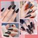 Buy Black Dust Sugar Nail Glitter Powder | Shimmering Sugar Effect for Manicure & DIY Crafts - Superfine Diamond Dust Sand - Buy Online on GoSupps.com