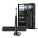 Philips Sonicare 4100 - Philips Sonicare Electric Toothbrush for Adults with 1 x Philips W2 Optimal White Sonic Brush Head in Black Slim Travel Case and USB Charger (Model HX3683/54)