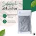 Reskthetic Hair Ties - 24 Pack 4mm Eco-Friendly & Odorless No Metal Durable for Girls Women & Men - Black - Buy Online on GoSupps.com