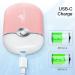 Geisofu USB Mini Portable Bladeless Fan for Eyelash Extension - Rechargeable & Electric (Light Pink) - Buy Online on GoSupps.com