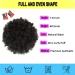 Premium Synthetic Afro Puff Drawstring Ponytail for Black Women - Natural Black Curls - Buy Online on GoSupps.com