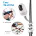 TIUIHU Baby Monitor Holder - Flexible Mounting Stand for Nooie Cam 360 Baby Monitor - Multifunctional White Stand - Buy Online on GoSupps.com