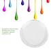 Glass Palette Cosmetic Mixing Plate - Reusable Round Glass Sheet for Nail Salon Design - Buy Online on GoSupps.com