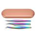 Eyelash tweezers 3-part eyelash tweezers made of stainless steel eyelash tweezer set incorrect eyelash transplant clip tools with box