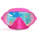 Fxexblin Swim Goggles Kids Adults Swimming Goggles with Nose Cover Snorkel Mask for Scuba Diving Snorkeling, Anti-Fog Lens Leakproof Skirt 180 Panoramic View Face Dive Masks Youth Children Boys Girls S-Kids pink