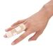 Keenso Finger Splint for Arthritis Finger Splint Brace for Fracture Fixation Support Built in Aluminum S Finger Swelling Relief Suitable for Index Middle Ring Finger 4.3x3.3in