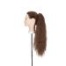 60cm Light Brown Wavy Claw Ponytail Hair Extension - Human Hair & Heat Resistant Synthetic - Buy Online on GoSupps.com