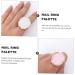 2 pi ces Palette de M lange pour Vernis Ongles Bague R sine Marbr e Blanche et Rose Plateau Manucure pour Nail Art Professionnel et Usage Domestique Support Pigment Unique et - Buy Online on GoSupps.com