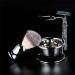 AnSafe Ergonomic Shaving Brush with Stand | Lightweight Comfort Grip Foam Soap Beard Brush (Color A) - Best for Smooth Shaving - Buy Online on GoSupps.com