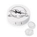 Airplane Contact Lens Case with Mirror Portable Cute Eye Contact Lens Box Travel Kit style