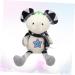 Abaodam Animal Design Pummeluff Cuddly Tier Music Box | Soft Hanging Toy for Baby | Soothing Doll & Bell Shaker for Newborns - Buy Online on GoSupps.com