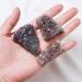 Natural Crystal Rough Natural Raw Stone Electroplating Amethyst Quartz Cluster Specimen Crafts Home Office Decoration Can be Used for (Size : 30-50g) (Size : 20-30g)
