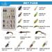 YZD Fly Fishing Flies Kit - Realistic Hand-Tied Trout Lures - 12/26/48 Pcs 6-Ant Nymph Assortment - Buy Online on GoSupps.com