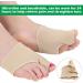 Buy 1 Pair Bunion Corrector Sleeve Elastic Toe Separator & Hallux Valgus Support for Big Toe Relief | International Shipping Available - Buy Online on GoSupps.com