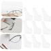 Nuobesty 50 Pcs Silicone Glasses Leg Covers & Ear Hooks - Anti-Slip Holder for Glasses - Durable & Elastic Ear Handles - 2x1x0.5cm - Buy Online on GoSupps.com