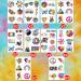 Tie Dye Temporary Tattoos Stickers 120pcs - Birthday Party Decorations for Kids - Carnival Rewards - Buy Online on GoSupps.com