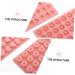 ibasenice 2pcs Candy Mold Cookie Mold Cupcake Molds Cookie Stencils Mini Cake Molds Gummy 20X14.3CM Pink - Buy Online on GoSupps.com