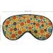 Shop Vintage Colorful Polka Dot Sleep Mask for Women - Adjustable Eye Shades with Elastic Strap | International Shipping Available - Buy Online on GoSupps.com