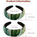 Headbands Women Hair Head Bands 2 Pieces Wide Top Turban Velvet Hair Bands Elastic Headband Cactus Plant Green Pattern Cute Fashion Head Wrap 2 Size Multi-colored 4 - Buy Online on GoSupps.com