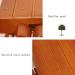 Brand Folding Ladder Stool Stairs 3-Step Solid Wood Stool Shoe Rack Household Save Space 2 Colors J0T0D1 (Color : B) - Buy Online on GoSupps.com