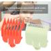Professional Hair Clipper Guide Combs 2 Plastic Attachment Combs Rounded Teeth Easy Buckle Design Easy Hair Control (red and green) - Buy Online on GoSupps.com