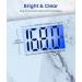 iDOO Bathroom Scale - Ultra Wide Platform 13x12 inches, Accurate Smart Digital Weight Scale up to 440lbs, LED Display - Buy Online on GoSupps.com
