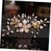 Beaupretty the pearl hair comb Bridal Flower Hair Comb Wedding Headpiece Wedding Flower Hair Comb bridal leaf flower hair crystal headpiece bride the flowers Metal flower Flowers - Buy Online on GoSupps.com