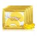 Collagen Eye Mask 10 Pair Gold Eye Mask Gel Collagen Mask Pads For Anti Aging Dark Circles Puffiness Eye Gold Patch with Anti-aging and Wrinkle Care Properties Reduce Dark Circles and Puffiness