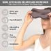 Zimasilk 100% Pure Mulberry Silk Sleeping Mask | 22 Momme Ultra-Soft & Comfortable | Gray-Purple | International Shipping - Buy Online on GoSupps.com