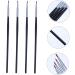 Beavorty Thin Eyeliner Brush 4pcs Fine Eyeliner Brush Eyeshadow Lip Makeup Brush Girls Eyeliner Applicator Lip Brush - Buy Online on GoSupps.com