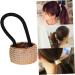 MERRYHAPY Ponytail Cuff Clear Elastic Hair Bands Ponytail Holder Gold Hair Accessories Hair Ties for Women Ponytail Tie Women Hair Accessories Beads for Braids Wig Girl Women's - Buy Online on GoSupps.com