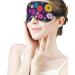 Colorful Flowers Sleep Mask for Women | Adjustable Eye Shades Cover with Elastic Strap - Perfect for Travel & Relaxation - Buy Online on GoSupps.com