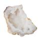 Natural Crystal Rough Natural White Agate Quartz Geode Slice Crystal Cluster Gemstone Collectible Specimen Reiki Crystal for Crystal Home Decoration 130-200g (Size : 130-200g)
