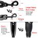 Plutus Pet Long Rope Dog Lead - 9m Reflective Nylon Training Lead for Small Medium Large Dogs - Heavy Duty, Comfortable Padded Handle - Black - Buy Online on GoSupps.com