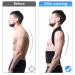 Frii Posture Corrector for Women and Men - Adjustable Back Brace for Shoulder and Lumbar Support - Breathable and Comfortable - Medium Size (29.1-33 inches) - Black - Buy Online on GoSupps.com
