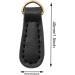 NX Garden 2pcs Genuine Leather Zipper Pulls - Black Pull Straps for Boots, Jackets, Bags & Purses - Buy Online on GoSupps.com