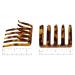 Parcelona French Crab Interlocking Savana Light Shell Medium Celluloid Hair Clips - Sturdy Hold for Women and Girls - Made in France - Buy Online on GoSupps.com