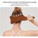 Premium Guasha Massage Tool Carbonized Beech Wood with 5 Rose Quartz Pearls | Whole Body Fatigue Relief | International Shipping Available - Buy Online on GoSupps.com