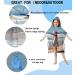 Ultra Soft Microfiber Towel Poncho for Kids | Hooded Bathing Towel for Boys & Girls (1-6 Years) | Absorbent Baby Bath Poncho 60x60cm - Buy Online on GoSupps.com