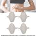 4pcs Breathable Washable Menstrual Pads | Soft Cotton Reusable Sanitary Pads | Skin Color | Absorbent & Portable - Buy Online on GoSupps.com