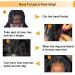 20 Inch U Part Human Hair Wig Body Wave | Brazilian Virgin Hair | Glueless | 150% Density | Natural Black Color - Buy Online on GoSupps.com
