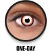 FUNZERA Undead Zombie Halloween Contact Lenses - Black Pack of 2 (No Prescription) | Perfect for Cosplay Carnival & Mardi Gras - Buy Online on GoSupps.com