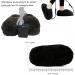 Electrical Heated Slippers USB Scaldeli Plush Heated Shoes Rapid Heating Shoes Foot Boots Heating for The Office (Color : Black) - Buy Online on GoSupps.com