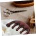 Frcolor Wide Tooth Massage Comb - Handicraft Hairworm Brush for Deep Scalp Relaxation | 10x6.3cm Resin Tool - Buy Online on GoSupps.com