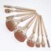 9 Golden Oval Makeup Brush Foundation Blush Traceless Makeup Brush Set Eyeshadow Brush Set - Buy Online on GoSupps.com
