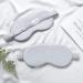 100% Genuine Bamboo Sleep Mask with Pure Mulberry Silk Filling - Soft Eye Mask for Sleeping - Silver - Buy Online on GoSupps.com
